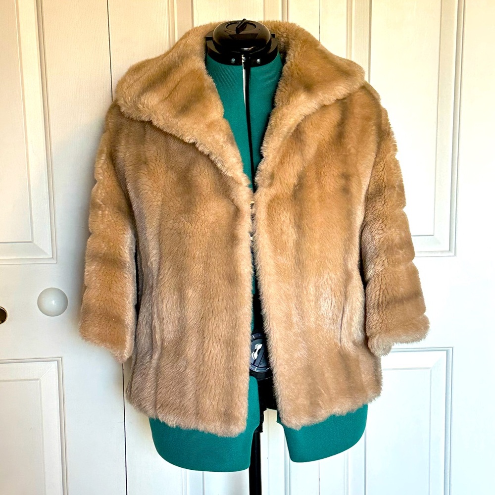 Vintage faux fur coat